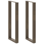 Baarilaua jalad u-kujulised 2 tk, naturaalne teras, 50 x (110-111) cm, teras
