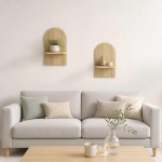 Seinariiul 2 tk sonoma tamm 23 x 13.5 x 37.5 cm tehispuit