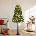 Kunstlik hingedega j&otilde;ulupuu koos kuulidega 180 cm 300 led-i