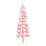 Kitsas poolik kunstkuusk alusega, roosa, 120 cm
