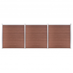 Aiapaneel, wpc, 526 x 186 cm pruun