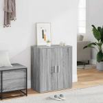 Jalatsikapp, hall sonoma tamm, 60x35x70 cm, tehispuit