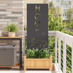 Aia privaatsuse kate must 50 x 140 cm k&uuml;lmpruun teras