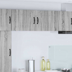 Seinakapp k&ouml;&ouml;ki riiuliga hall sonoma 50 x 31 x 40 cm tehispuit