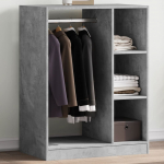 Riidekapp, betoonhall, 77 x 48 x 102 cm, tehispuit