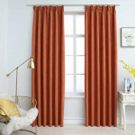 Pimendavad kardinad konksudega, 2 tk rooste 140 x 175 cm