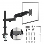 Maclean monitor mount, gas spring, 17"-32", 2-10kg, black, MC-135