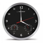 Esperanza Washington Black Mechanical Wall Clock Round Black