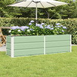Taimekast roheline 160 x 40 x 45 cm teras