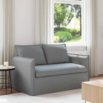 Diivan helehall 195 x 82 x 85 cm metall