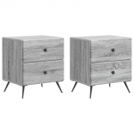 &Ouml;&ouml;lambi kapp 2 pcs hall sonoma 43 x 34,5 x 47,5 cm tehispuit