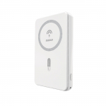 Dudao K14S Magnetic Power Bank 20W 5000mAh 1x USB-A 1x USB-C - White