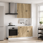 K&ouml;&ouml;k &uuml;ksus porto 5 pcs sonoma tamm tehispuit