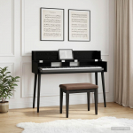 Stuudio laud must tamm 152 x 40 x 19,5 cm tehispuit