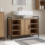 Vannitoa kapp artisan tamm 95 x 34 x 61 cm tehispuit