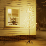 Kirsi&otilde;itega led-puu, soe valge, 220 ledi, 220 cm