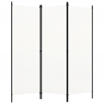 3 paneeliga ruumijagaja, valge, 150 x 180 cm