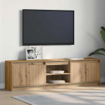 Tv &uuml;ksused 2 pcs pruun 180 x 34 x 50 cm tehispuit