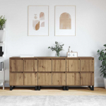 Kappide k&uuml;lgedel 3 pcs k&auml;sit&ouml;&ouml;tamm 180 x 35 x 70 cm tehispuit