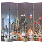 Kokkupandav sirm 200 x 170 cm, &ouml;ine new york