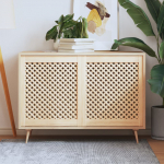 Kapiuksed, v&otilde;rega disain 2 tk, 59,5 x 69 cm, m&auml;nnipuit