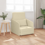 Diivanvoodi cream 65 x 80 x 83 cm samet
