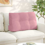 Seljatugi padi roosa 80 x 24 x 50 cm samet