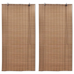 Bambusrulood 2 tk pruun 120 x 220 cm