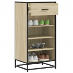 Jalatsiriiul sonoma tamm 48x38x97,5 cm ehituspuit