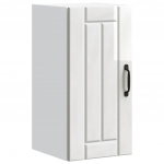 K&ouml;&ouml;gi seinakapp lucca, k&otilde;rgl&auml;ikega valge, tehispuit