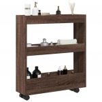 Kitsas hoiuk&auml;ru 3-astmeline pruun tamm tehispuit