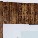 K&ouml;&ouml;gikapp riiuliga suitsetatud tamm 80 x 31 x 80 cm tehispuit