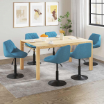 P&ouml;&ouml;ratavad s&ouml;&ouml;gitoolid 6 tk, sinine, samet