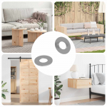 Mutrid 2 pcs h&otilde;bedane 16 x 16 x 1,5 cm raud