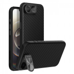 Nillkin CarboProp Magnetic Case with Camera Cover and Stand for iPhone 16e / 17e - Black
