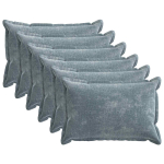 Diivanipadi 6 pcs houten helesinine 50 x 80 cm &scaron;en&uuml;&uuml;lfabric