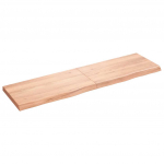 Lauaplaat, helepruun, 180x50x(2-6) cm, t&ouml;&ouml;deldud tammepuit