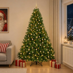 Heleroheline ehetega kunstkuusk 270 cm 600 led-i soe valge