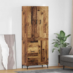K&otilde;rgushein sahtliga vana puit 69,5 x 34 x 180 cm tehispuit