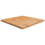 Kandiline lauaplaat, helepruun, 90x90x4 cm, t&ouml;&ouml;deldud tammepuit