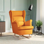 Kiiktool tumekollane 74x90x102 cm kangas