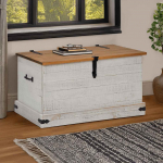 Hoiukast halden valge 91x48x47 cm t&auml;ispuidust m&auml;nd