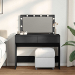 Tualettlaud lediga, must, 100x40x120 cm