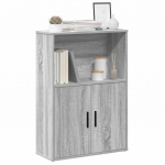 Raamatualus, hall sonoma tamm, 60x24x85 cm, tehispuit