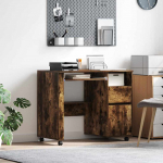 Rattalaud sahtliga suitsetatud tamm 91 x 50 x 77 cm tehispuit