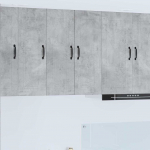 Seinakapp k&ouml;&ouml;ki 2 pcs betoonhall 30 x 31 x 80 cm tehispuit