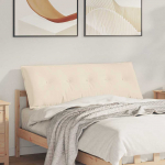 Seljatugi padi beež 140 x 50 cm mikrofiber kangas