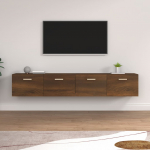 Seinakapid 2 tk, pruun tamm 100 x 36,5 x 35 cm tehispuit