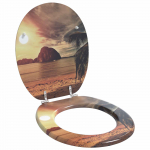 Tualettsari oranž 44 x 38 cm mdf plaat