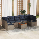 Aia diivanikomplekt padjaga 8 pcs hall pol&uuml;rotang